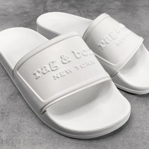 Rag & Bone Slide Sandal White Off White SZ 11 NIB New in Box - Picture 3 of 6